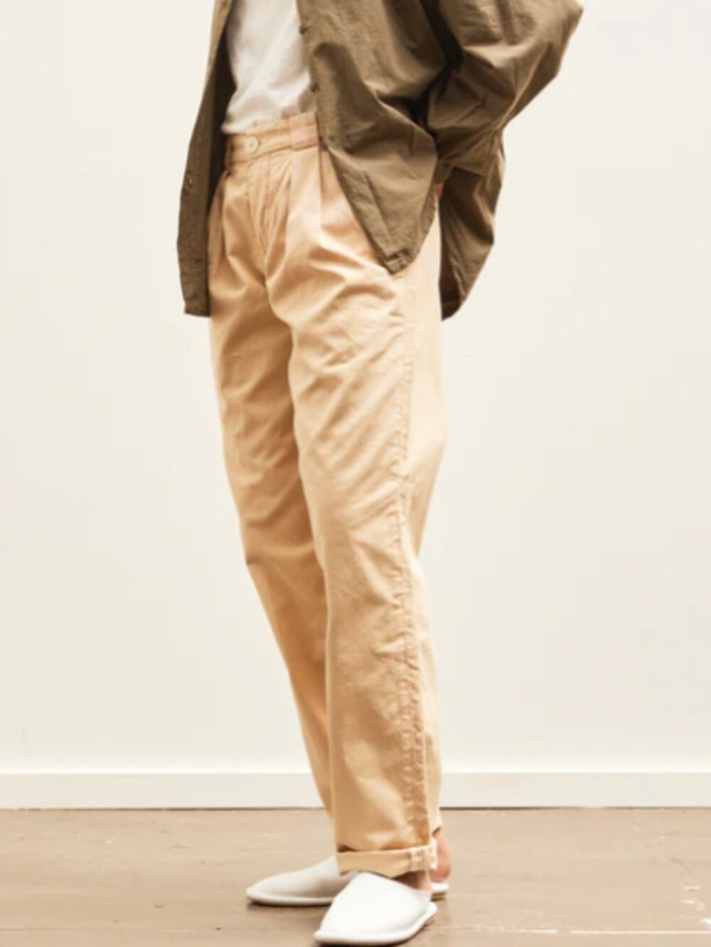 JESSE KAMM The Trousers in Buff